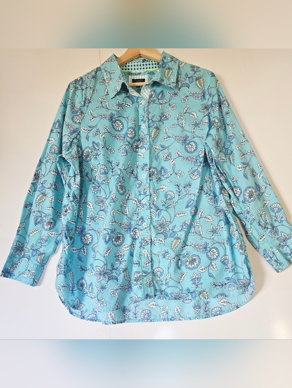 Talbots Modern Classic Shirt - Dancing Jacobean - Picture 2 of 6